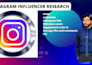 provide targeted instagram influencer research
